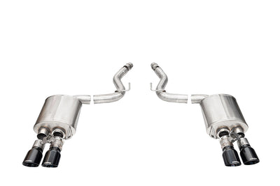 2.5in Axle-Back Dual Rear Exit without Tips <br> 2024-2025 Ford Mustang