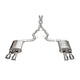 3in Dual Rear Exit Cat-Back with Twin 4.5in Tips <br> 2024-2025 Ford Mustang