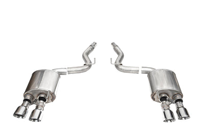 2.5in Axle-Back Dual Rear Exit with Turn Downs <br> 2024-2025 Ford Mustang