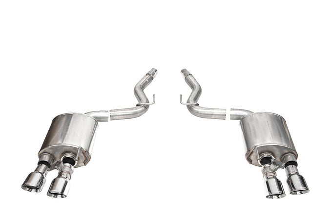 2.5in Axle-Back Dual Rear Exit with Turn Downs <br> 2024-2025 Ford Mustang