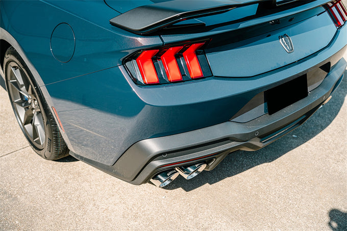 2.5in Axle-Back Dual Rear Exit with Turn Downs <br> 2024-2025 Ford Mustang
