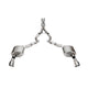 3in Cat-Back Dual Rear Exit w/ 4.5in Polished Tips <br> 2024-2025 Ford Mustang