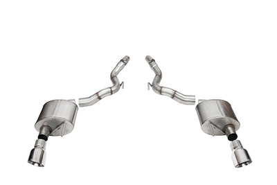 2.5in Axle-Back Dual Rear Exit with Turn Downs <br> 2024-2025 Ford Mustang