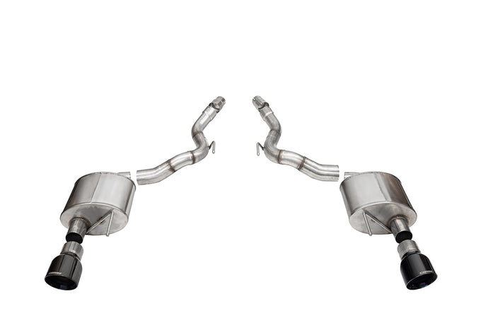 2.5in Axle-Back Dual Rear Exit W/ Single 3.5in Tips <br> 2024-2025 Ford Mustang