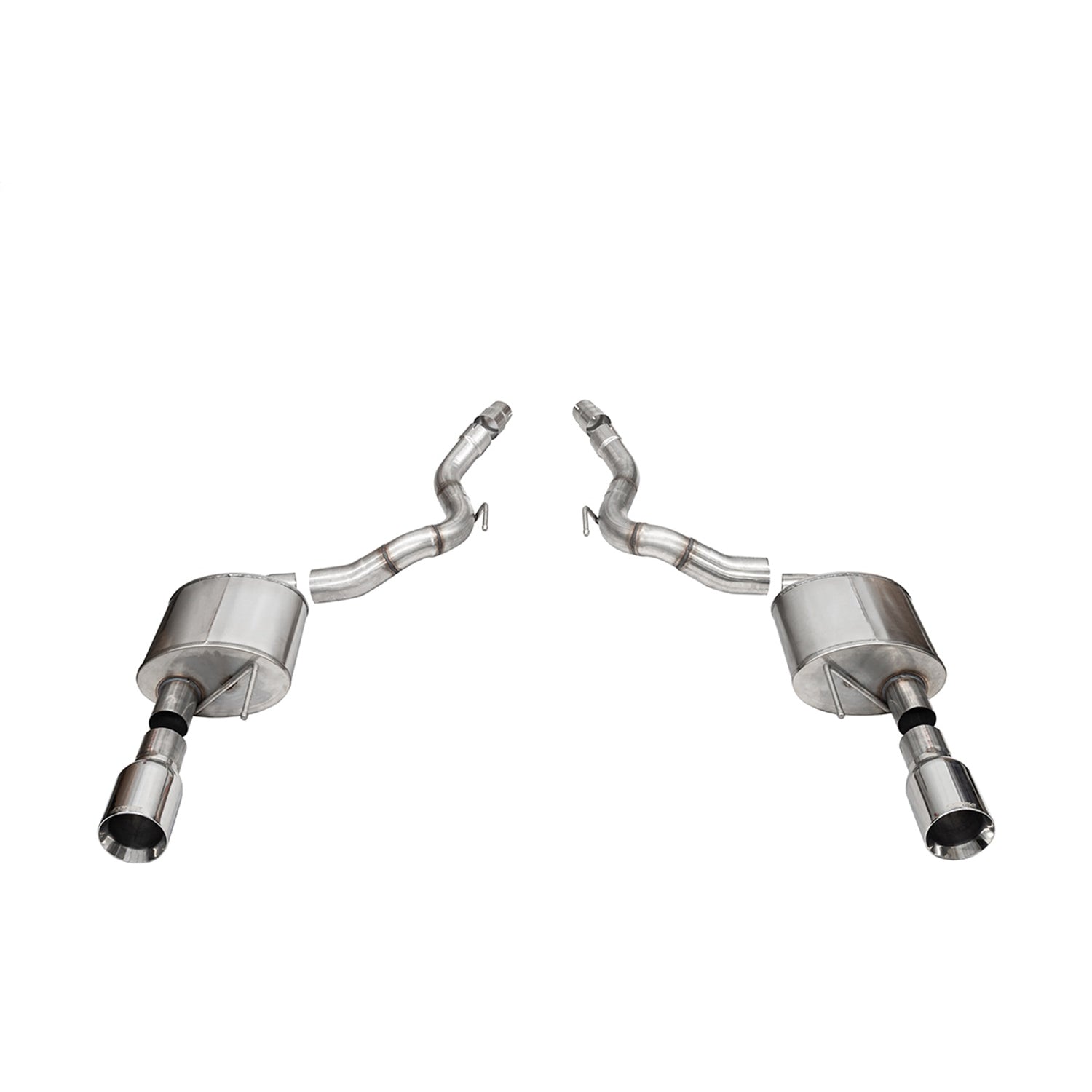 2.5in Axle-Back Dual Rear Exit w/Single 3.5in Tips <br> 2024-2025 Ford Mustang