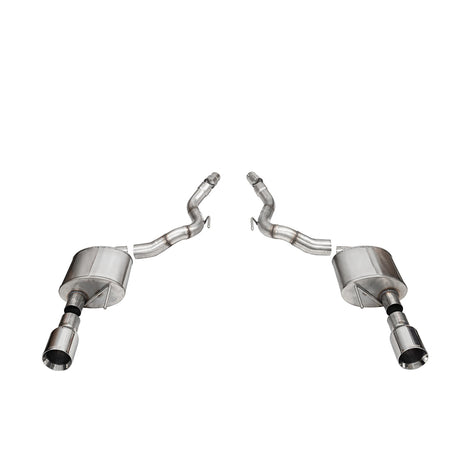 2.5in Axle-Back Dual Rear Exit w/Single 3.5in Tips <br> 2024-2025 Ford Mustang