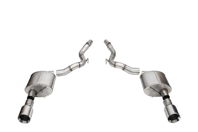 2.5in Axle-Back Dual Rear Exit w/Single 3.5in Tips <br> 2024-2025 Ford Mustang