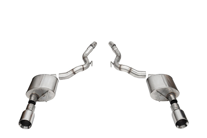 2.5in Axle-Back Dual Rear Exit w/Single 3.5in Tips <br> 2024-2025 Ford Mustang