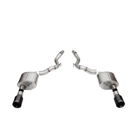 2.5in Axle-Back Dual Rear Exit with Turn Downs <br> 2024-2025 Ford Mustang