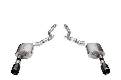 2.5in Axle-Back Dual Rear Exit with Turn Downs <br> 2024-2025 Ford Mustang