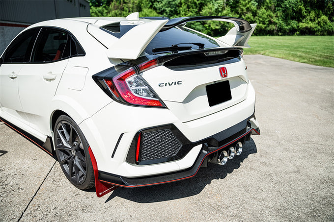 Cat-Back Tri Rear Exit with 4.5in Polished Tips <br> 2017-2021 Honda Civic