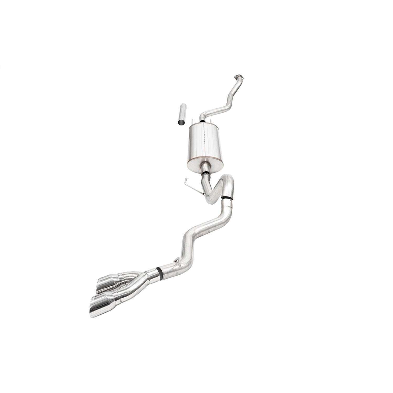 3in Sport Cat-Back W/4in Polished Tip <br> 2024-2025 Toyota Tacoma