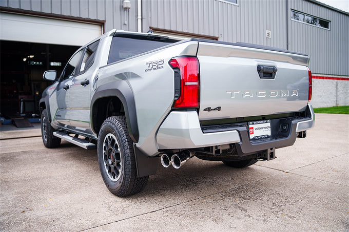 3in Sport Cat-Back W/4in Polished Tip <br> 2024-2025 Toyota Tacoma