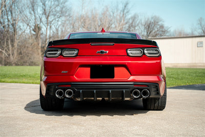 Quad 4.5in. Carbon Fiber Polished Tip Kit <br> 2016-2024 Chevrolet Camaro