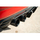 Quad 4.5in. Carbon Fiber Black PVD Tip Kit <br> 2016-2024 Chevrolet Camaro