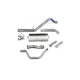 3in Cat-Back Dual Rear Exit w/ Polished Slash Tips <br> 07-08 Chevy Silvera GMC Sierra 1500