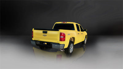 3in Cat-Back Single Exit w/ 4in Polished Slash Tips <br> 05-06 Chevy Silvera GMC Sierra 1500