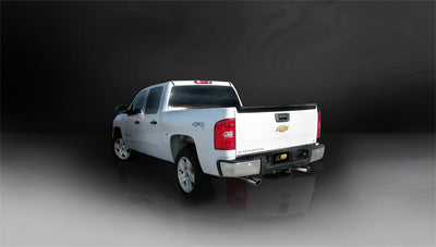 3in Cat-Back Dual Rear Exit w/ Polished Slash Tips <br> 99-06 Chevy Silvera GMC Sierra 1500