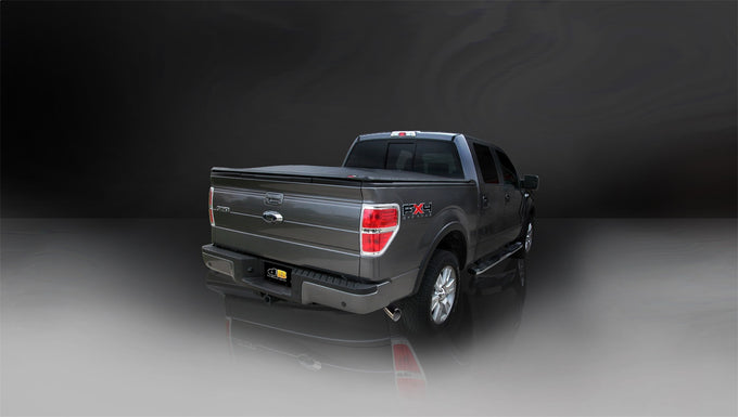 3in Cat-Back Single Exit w/ 4in Polished Slash Tips <br> 05-08 Ford F-150, 06-07 Lincoln Mark LT