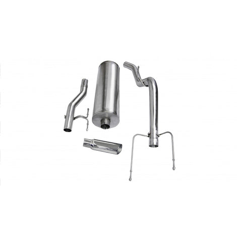 3in Cat-Back Single Exit w/ 4in Polished Slash Tip <br> 2004-2005 Dodge Ram 1500