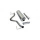 3in Cat-Back Single Exit w/ 4in Polished Slash Tips <br> 2006-2007 Dodge Ram 1500