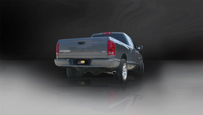 3in Cat-Back Single Exit w/ 4in Polished Slash Tips <br> 2006-2007 Dodge Ram 1500
