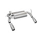 2.5in Axle-Back Dual Rear Exit w/Single 3.5in Tips <br> 07-17 Jeep Wrangler, 2018 Wrangler JK