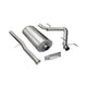3in Cat-Back Single Exit w/ 4in Polished Slash Tips <br> 11-13 Chevy Silvera GMC Sierra 1500