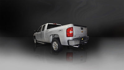 3in Cat-Back Dual Rear Exit w/ Polished Slash Tips <br> 11-13 Chevy Silvera GMC Sierra 1500