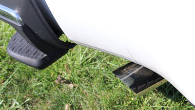 3in Cat-Back Single Exit w/ 4in Polished Slash Tips <br> 15-16 Chevy Colorado, GMC Canyon