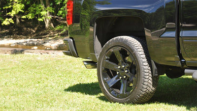 3in Cat-Back Single Exit w/ 4in Polished Slash Tips <br> 14-18 Chevy Silvera GMC Sierra 1500