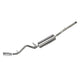 3in Cat-Back Single Exit w/ 4in Polished Slash Tips <br> 14-18 Chevy Silvera GMC Sierra 1500