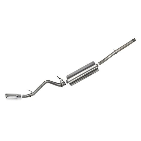 3in Cat-Back Single Exit w/ 4in Polished Slash Tips <br> 14-19 Chevy Silverado GMC Sierra 1500 LD Limited