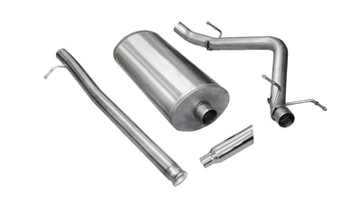 3in Cat-Back Single Exit w/ 4in Polished Slash Tips <br> 09-13 Chevy Silvera GMC Sierra 1500