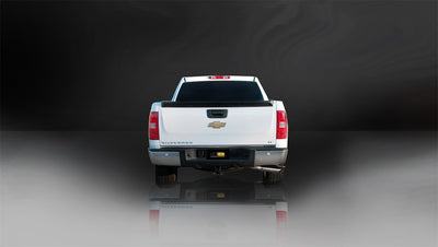 3in Cat-Back Single Exit w/ 4in Polished Slash Tips <br> 09-13 Chevy Silvera GMC Sierra 1500