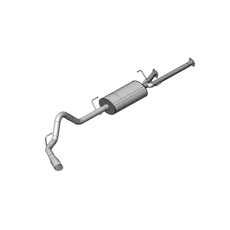 3in Cat-Back Single Exit w/ 4in Polished Slash Tip <br> 2011-2021 Toyota Tundra