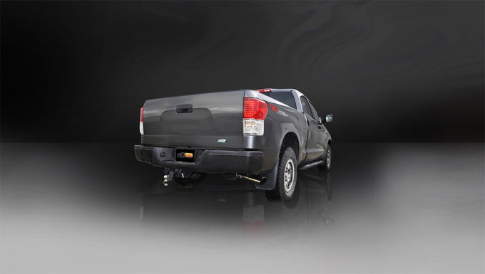 3in Cat-Back Single Exit w/ 4in Polished Slash Tip <br> 2011-2021 Toyota Tundra