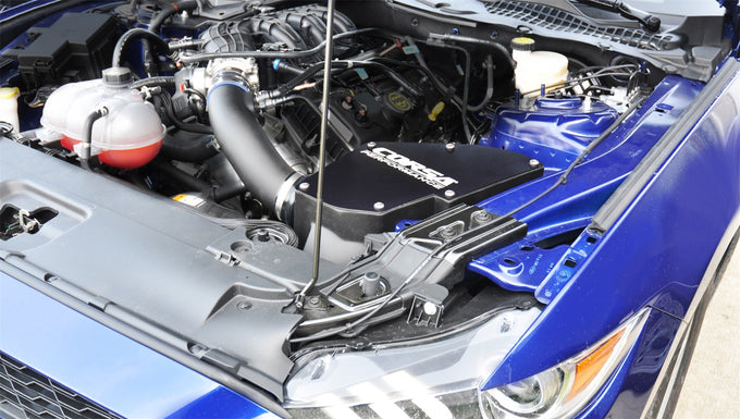 Closed Box Air Intake with Pro5 Oiled Filter <br> 2015-2017 Ford Mustang