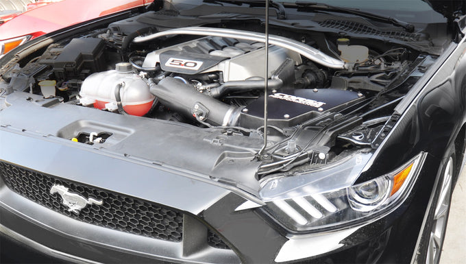 Closed Box Air Intake with Pro5 Oiled Filter <br> 2015-2017 Ford Mustang