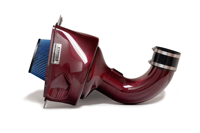Red Carbon Fiber Air Intake with Oiled Filt <br> 2014-2019 Chevrolet Corvette