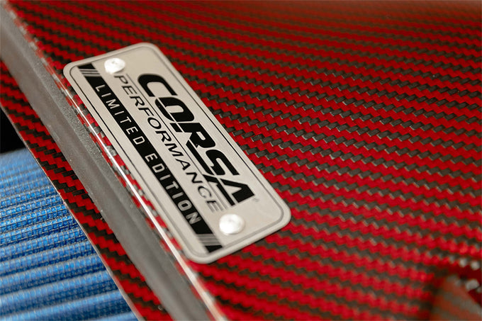 Red Carbon Fiber Air Intake with Oiled Filt <br> 2014-2019 Chevrolet Corvette