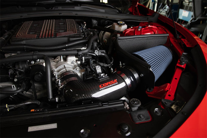 Carbon Fiber Air Intake with Oil Filtration <br> 2017-2023 Chevrolet Camaro