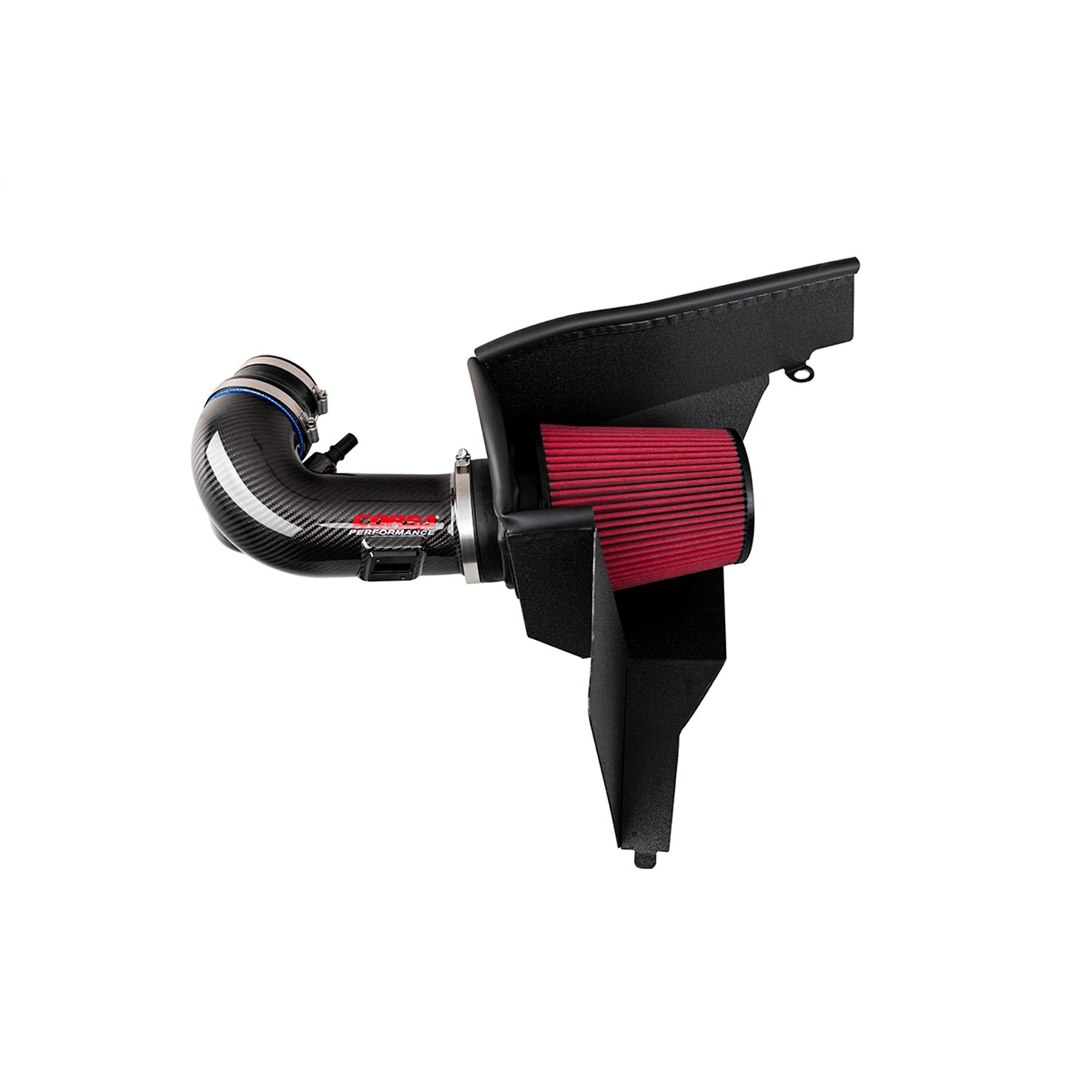 Carbon Fiber Air Intake with DryTech 3D No Oil Filt <br> 2018-2023 Ford Mustang