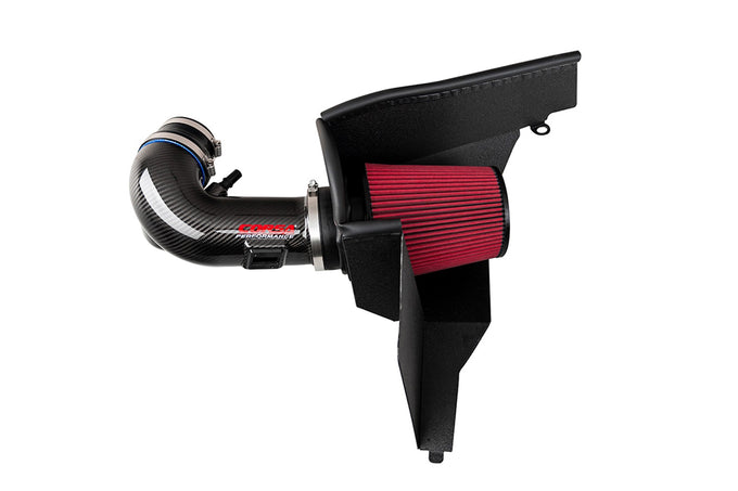 Carbon Fiber Air Intake with DryTech 3D No Oil Filt <br> 2018-2023 Ford Mustang