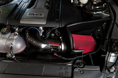 Carbon Fiber Air Intake with DryTech 3D No Oil Filt <br> 2018-2023 Ford Mustang