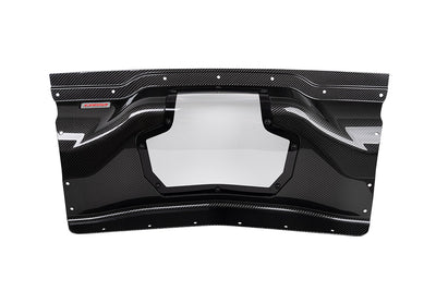 Carbon Fiber Trunk Panel W/ Polycarbonate Window <br> 2020-2024 Chevrolet Corvette