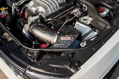 Matte Forged Carbon Fiber Cold Air Intakes <br> 18-24 Jeep Grand Cherokee, Dodge Durango