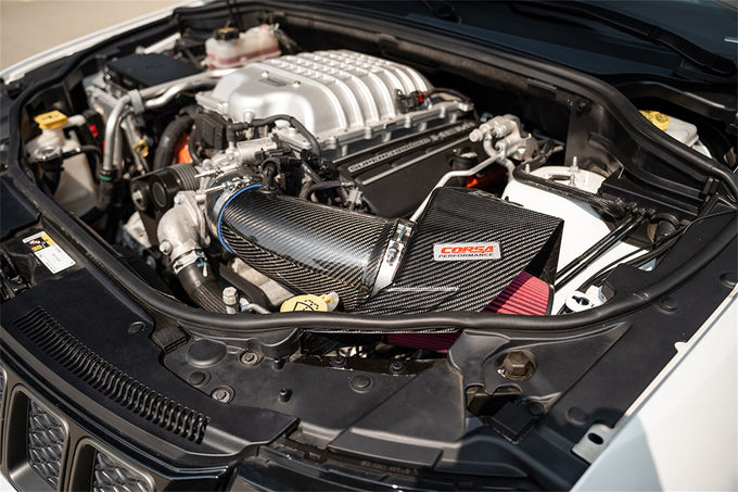 Carbon Fiber Air Intake with DryTech No-Oil Filt <br> 18-23 Jeep Grand Cherokee, Dodge Durango