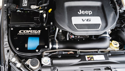 Closed Box Air Intake with PowerCore Dry Filter <br> 12-17 Jeep Wrangler, 2018 Wrangler JK