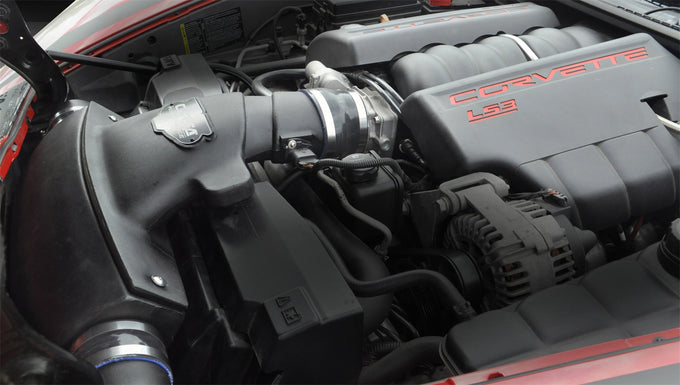 Closed Box Air Intake with Pro5 Oiled Filter <br> 2006-2013 Chevrolet Corvette